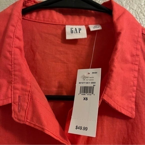 COPY - NWT Gap Linen Easy Shirt - Picture 5 of 10